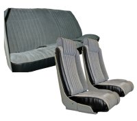 '81-'88 Oldsmobile Cutlass 2 Door, Front Bucket Seats and Rear Bench Seat Upholstery Complete Set