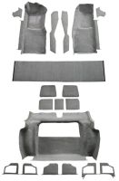 '78-'79 Chevrolet Corvette Complete kit, With 3 Compartment Doors Molded Carpet