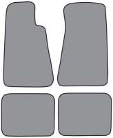 '91-'96 Chevrolet Caprice Without Snaps Floor Mats, Set of 4 - Front and back