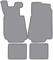 '82-'88 BMW 535i 4 Door Floor Mats, Set of 4 - Front and back