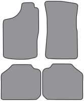 '87-'95 Nissan Pathfinder  Floor Mats, Set of 4 - Front and back