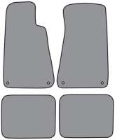 '94-'96 Chevrolet Caprice With Snaps Floor Mats, Set of 4 - Front and back