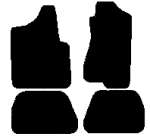 '07-'14 GMC Yukon XL, Suburban  Floor Mats, Set of 4 - Front and back