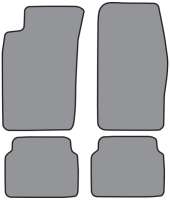 '90-'92 Toyota Supra  Floor Mats, Set of 4 - Front and back