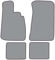 '67-'71 BMW 1602  Floor Mats, Set of 4 - Front and back