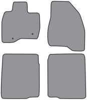 '15-'16 Ford Explorer 4 Door Floor Mats, Set of 4 - Front and back