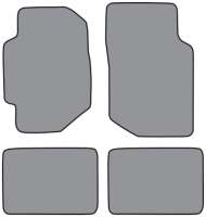 '88-'89 Honda Civic 4 Door Floor Mats, Set of 4 - Front and back