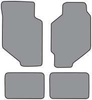 '88-'91 Honda Civic Wagon Floor Mats, Set of 4 - Front and back