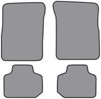 '00-'05 Buick LeSabre Custom, 4 Door Floor Mats, Set of 4 - Front and back