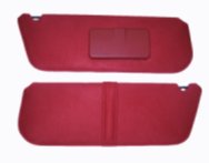 '87-'96 Ford Full Size Truck, Extended and Super Cab F150, F250 (With Mirror and Map Strap) Sun Visor Set