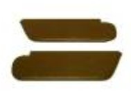 '82-'92 Ford Ranger - Extended Cab  Sun Visor Set